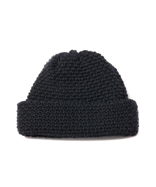 COOTIE PRODUCTIONS（クーティープロダクションズ）の「Lowgauge Big Beanie（ニットキャップ/ビーニー・メンズ・ブラック/ブラックミックス/グレー・FREE）」の2枚目の写真