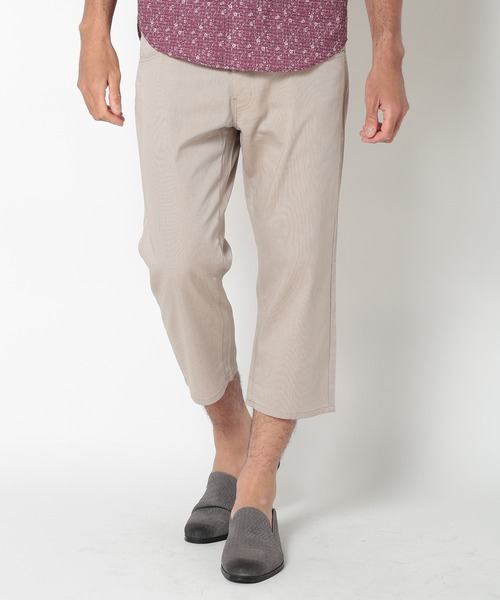 MEN'S BIGI(メンズビギ)の「COOLMAXドビーストレッチクロップドパンツ(その他パンツ・メンズ・ベージュ/カーキ/ブルー/グレー・04/03/02/01)」の3枚目の写真