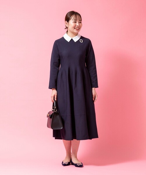 NOLLEY’S(ノーリーズ)の「サークルミニフラワーブローチ(ブローチ/コサージュ・レディース・オフホワイト/クリア・FREE)」の9枚目の写真