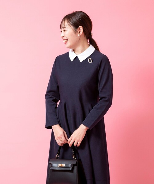 NOLLEY’S(ノーリーズ)の「サークルミニフラワーブローチ(ブローチ/コサージュ・レディース・オフホワイト/クリア・FREE)」の10枚目の写真