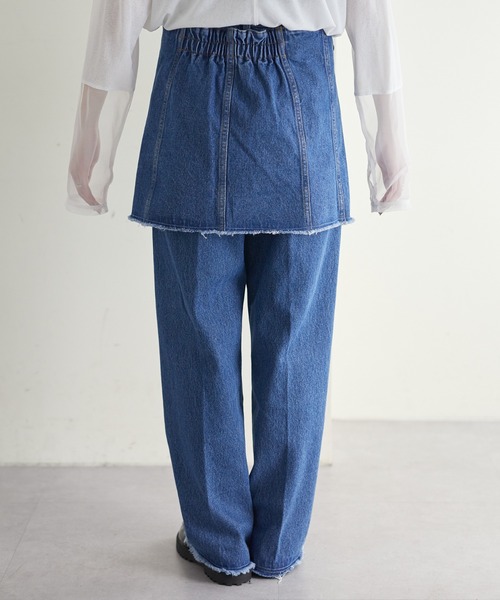 WILLOW（ウィロー）の「【willow】マルチウェイデニムラップスカート（デニムスカート・レディース・ブルー・ONE SIZE）」の21枚目の写真