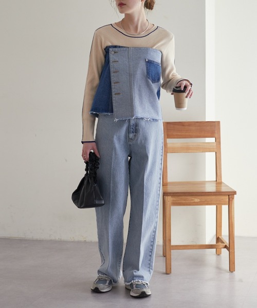 WILLOW（ウィロー）の「【willow】マルチウェイデニムラップスカート（デニムスカート・レディース・ブルー・ONE SIZE）」の16枚目の写真