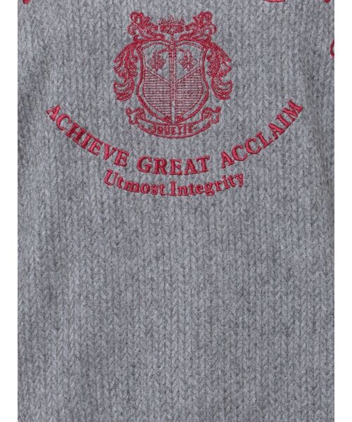 jouetie（ジュエティ）の「ニットライクロゴプルオーバー（Tシャツ/カットソー・レディース・ピンク/グレー/ブラック・MEDIUM）」の15枚目の写真