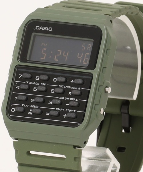 CASIO(カシオ)の「CASIO カシオ/ カリキュレーター デジタルウォッチ ラバーベルト 日常生活防水 腕時計 /// CAシリーズ(デジタル腕時計・レディース・ブラック/オフホワイト/ブラック系その他/ネイビー/カーキ・FREE)」の6枚目の写真