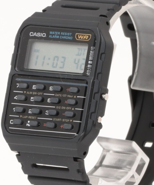 CASIO(カシオ)の「CASIO カシオ/ カリキュレーター デジタルウォッチ ラバーベルト 日常生活防水 腕時計 /// CAシリーズ(デジタル腕時計・レディース・ブラック/オフホワイト/ブラック系その他/ネイビー/カーキ・FREE)」の7枚目の写真