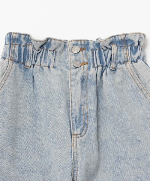 Mac-House（マックハウス）の「GOOD CREW グッドクルー ペーパーバッグデニム（デニムパンツ・レディース・ケミカルウォッシュ/サックスブルー系・S/M/L）」の9枚目の写真