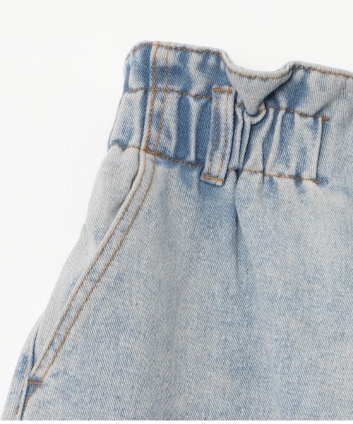 Mac-House（マックハウス）の「GOOD CREW グッドクルー ペーパーバッグデニム（デニムパンツ・レディース・ケミカルウォッシュ/サックスブルー系・S/M/L）」の12枚目の写真