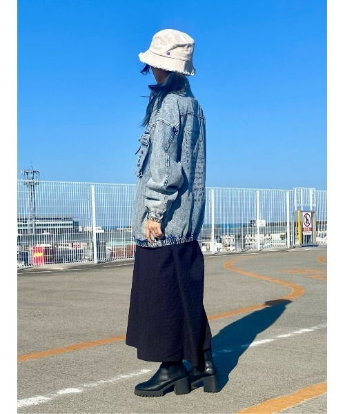 （What it isNt）ART BY MARKGONZALES（ワットイットイズント）の「【(What it isNt)】【(what it isNt)】別注デニムジャケット（デニムジャケット・メンズ・ダークグレー/ダークインディゴブルー・M/L/XL）」の7枚目の写真