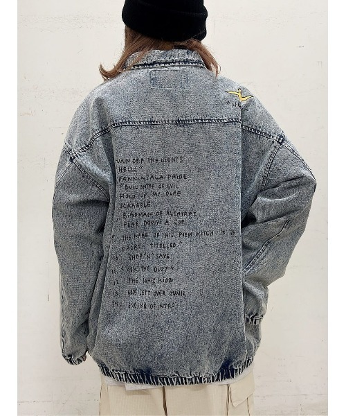 （What it isNt）ART BY MARKGONZALES（ワットイットイズント）の「【(What it isNt)】【(what it isNt)】別注デニムジャケット（デニムジャケット・メンズ・ダークグレー/ダークインディゴブルー・M/L/XL）」の12枚目の写真