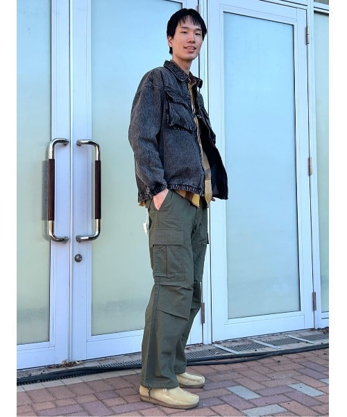 （What it isNt）ART BY MARKGONZALES（ワットイットイズント）の「【(What it isNt)】【(what it isNt)】別注デニムジャケット（デニムジャケット・メンズ・ダークグレー/ダークインディゴブルー・M/L/XL）」の18枚目の写真