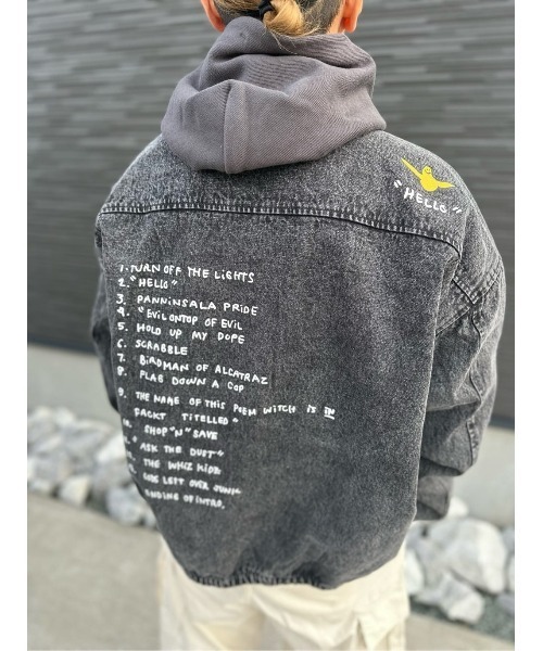 （What it isNt）ART BY MARKGONZALES（ワットイットイズント）の「【(What it isNt)】【(what it isNt)】別注デニムジャケット（デニムジャケット・メンズ・ダークグレー/ダークインディゴブルー・M/L/XL）」の20枚目の写真