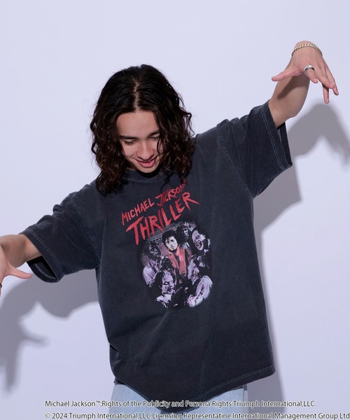 re_k by JUNRED（レクバイジュンレッド）の「MICHEAL JACKSON PHOTO TEE by GOOD ROCK SPEED（Tシャツ/カットソー・メンズ・スミクロ・L/M/S）」の4枚目の写真