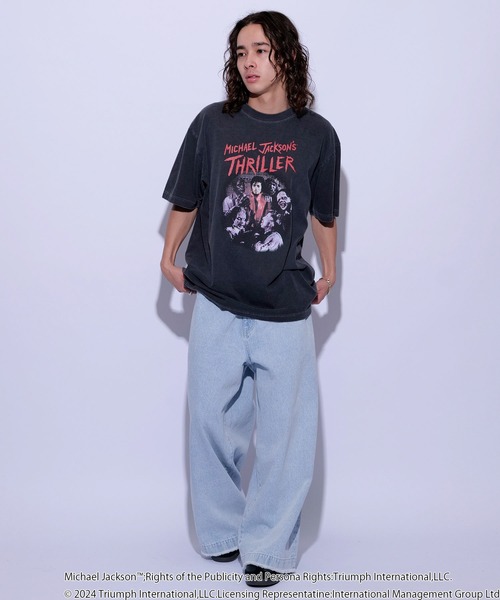 re_k by JUNRED（レクバイジュンレッド）の「MICHEAL JACKSON PHOTO TEE by GOOD ROCK SPEED（Tシャツ/カットソー・メンズ・スミクロ・L/M/S）」の2枚目の写真
