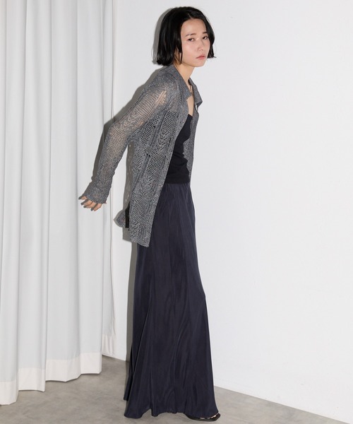 leimn（レイムン）の「メッシュニットポロシャツ（ポロシャツ・レディース・ホワイト/ブラック×ホワイト・M）」の15枚目の写真