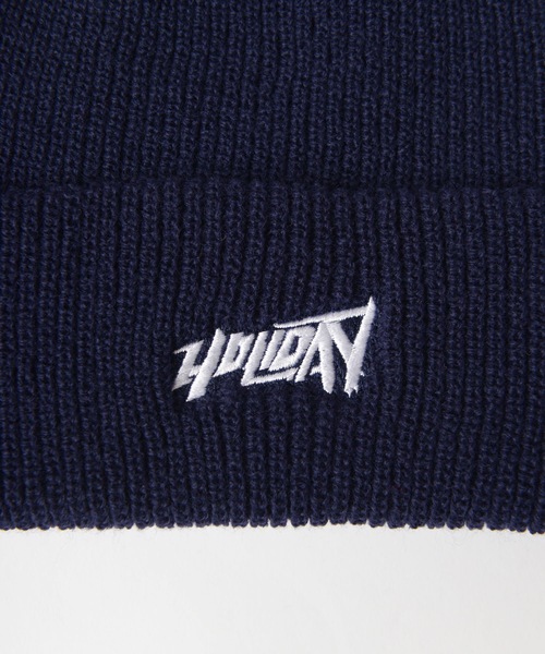 HOLIDAY(ホリデイ)の「KNIT CAP (HOLIDAY) ニットキャップ (ホリデイ)(ニットキャップ/ビーニー・レディース・ネイビー/ブラック/グレー/レッド・ONE SIZE)」の9枚目の写真
