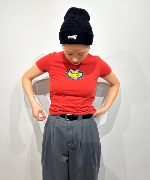 HOLIDAY(ホリデイ)の「KNIT CAP (HOLIDAY) ニットキャップ (ホリデイ)(ニットキャップ/ビーニー・レディース・ネイビー/ブラック/グレー/レッド・ONE SIZE)」の12枚目の写真