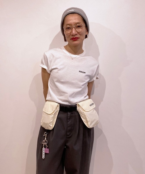 HOLIDAY(ホリデイ)の「KNIT CAP (HOLIDAY) ニットキャップ (ホリデイ)(ニットキャップ/ビーニー・レディース・ネイビー/ブラック/グレー/レッド・ONE SIZE)」の5枚目の写真
