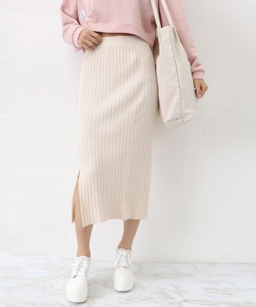 Miniministore(ミニミニストア)の「ニットスカートレディース大人セクシー(スカート・レディース・ブラック系2/ブラウン系1/ブラウン系2/グレー系2/アイボリー系2/ブラック系1/アイボリー系1/グレー系1・FREE)」の11枚目の写真