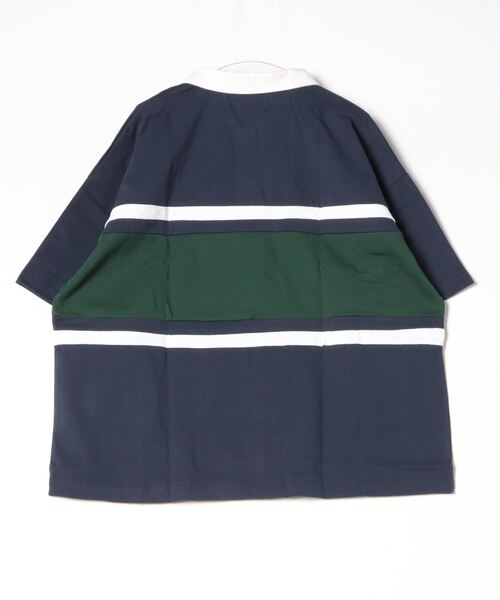 DECEMBERMAY ポロシャツ ポロ Bicolor Dolman sleeve polo