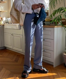 [ASCLO MADE] Tension Semi Bootcut Slacks