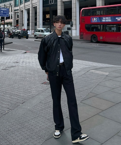 ASCLO（エジュクロ）の「[ASCLO MADE] Tension Semi Bootcut Slacks（スラックス・メンズ・ブラック/ベージュ/グレー/ブルー・SMALL/MEDIUM/LARGE）」の10枚目の写真