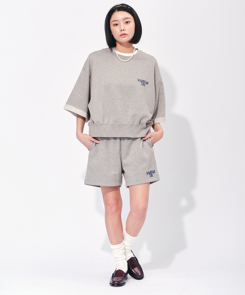 OUTDOOR PRODUCTS Usual Things(アウトドアプロダクツユージュアルシングス)の「スウェットショートパンツ(スウェットパンツ・レディース・グレー・FREE)」の9枚目の写真