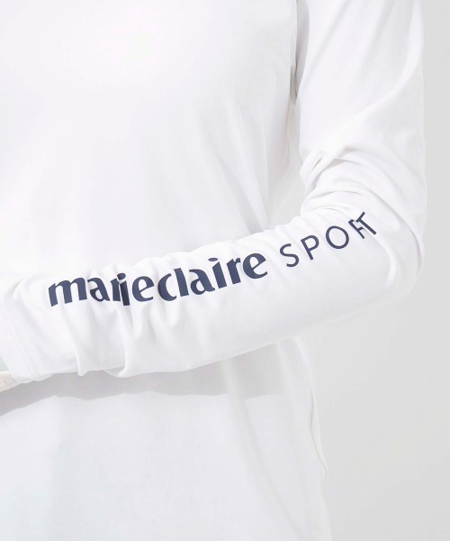 marie claire(マリ・クレール)の「【marie claire/マリ.クレール】レディースカットソーパーカーベスト+インナーシャツセット ゴルフ(ベスト・レディース・ネイビー/グレー/オフホワイト/イエロー・X-LARGE/LARGE/MEDIUM)」の12枚目の写真