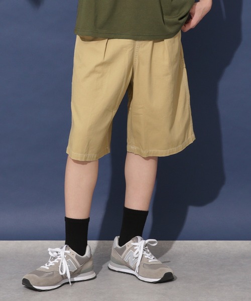 GLAZOS(グラソス)の「【大人向けサイズあり】コットンツイル・ハーフペインターパンツ(その他パンツ・キッズ・カーキ/ブラック/ベージュ/ブラウン・140cm/150cm/160cm/170cm)」の1枚目の写真