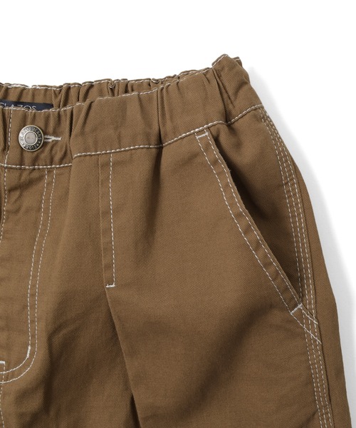 GLAZOS(グラソス)の「【大人向けサイズあり】コットンツイル・ハーフペインターパンツ(その他パンツ・キッズ・カーキ/ブラック/ベージュ/ブラウン・140cm/150cm/160cm/170cm)」の12枚目の写真