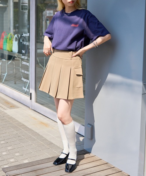 COLEMAN（コールマン）の「【Coleman】classic logo tee   ワンポイントクラシカルロゴTシャツ コールマン（Tシャツ/カットソー・レディース・ブラック/ホワイト/ネイビー/グリーン/ピンク/ダークブラウン・L/M/S/XS/XL）」の13枚目の写真