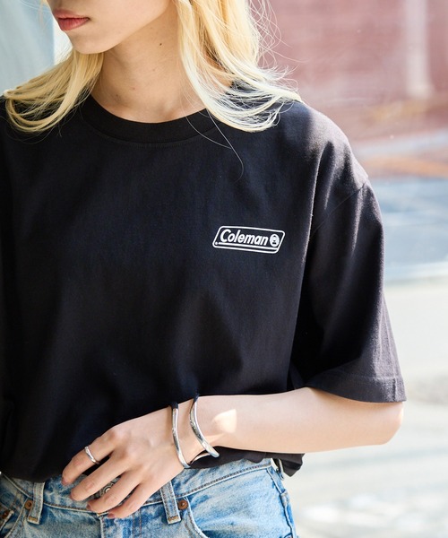 COLEMAN（コールマン）の「【Coleman】classic logo tee   ワンポイントクラシカルロゴTシャツ コールマン（Tシャツ/カットソー・レディース・ブラック/ホワイト/ネイビー/グリーン/ピンク/ダークブラウン・L/M/S/XS/XL）」の20枚目の写真