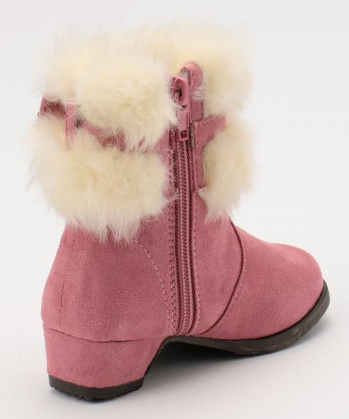 ANY（エニィ）の「【KIDS雑貨】リボン ブーティー（ブーティ・キッズ・ダークブラウン系/ピンク系・20/17/21/19/16/18）」の3枚目の写真