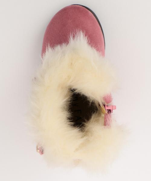 ANY（エニィ）の「【KIDS雑貨】リボン ブーティー（ブーティ・キッズ・ダークブラウン系/ピンク系・20/17/21/19/16/18）」の10枚目の写真