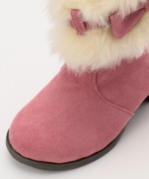 ANY（エニィ）の「【KIDS雑貨】リボン ブーティー（ブーティ・キッズ・ダークブラウン系/ピンク系・20/17/21/19/16/18）」の9枚目の写真