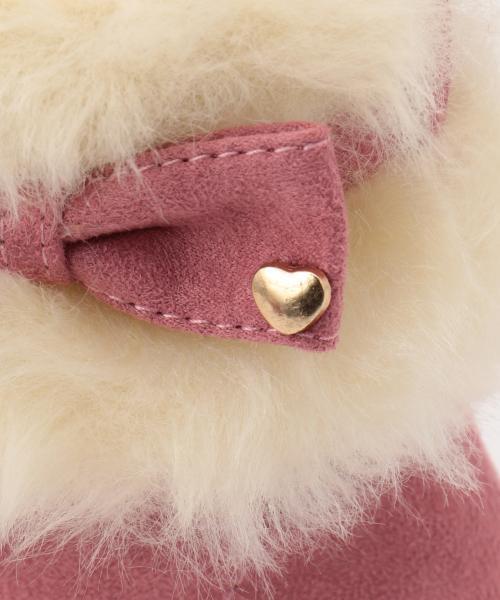 ANY（エニィ）の「【KIDS雑貨】リボン ブーティー（ブーティ・キッズ・ダークブラウン系/ピンク系・20/17/21/19/16/18）」の7枚目の写真