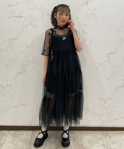 キャンディストリッパーCHINA SHEER ワンピース　チュールワンピース CHINA SHEER ONE-PIECE | Candy Stripper（キャンディ