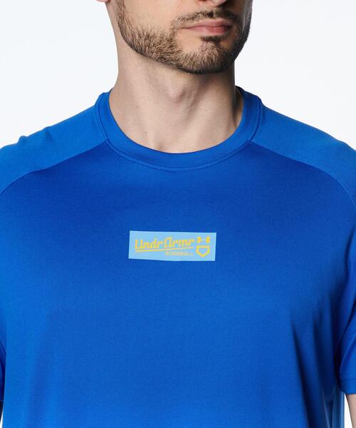 アンダーアーマー　NTTコミュニケーションズ　プラシャツ セール】UAテック ショートスリーブTシャツ（ベースボール