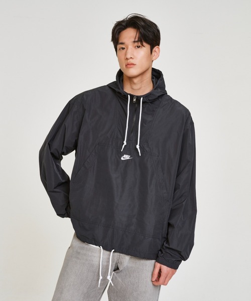 NIKE ナイキ マリーナ アノラック プルオーバー パーカー XL 黒 NIKE（ナイキ）の「ナイキ クラブ メンズ マリーナ アノラック