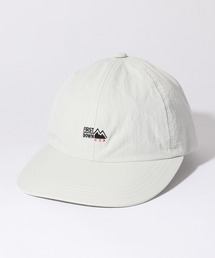 【FIRST DOWN/ファーストダウン】CAP TASLAN NYLON/ワンポイント刺繍ロゴ タスランナイロン フラットバイザーキャップ 24SS
