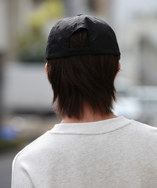 FIRST DOWN（ファーストダウン）の「【FIRST DOWN/ファーストダウン】CAP TASLAN NYLON/ワンポイント刺繍ロゴ タスランナイロン フラットバイザーキャップ 24SS（キャップ・メンズ・ブラック/グレー/セージグリーン・FREE）」の13枚目の写真