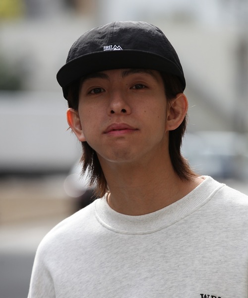 FIRST DOWN（ファーストダウン）の「【FIRST DOWN/ファーストダウン】CAP TASLAN NYLON/ワンポイント刺繍ロゴ タスランナイロン フラットバイザーキャップ 24SS（キャップ・メンズ・ブラック/グレー/セージグリーン・FREE）」の10枚目の写真