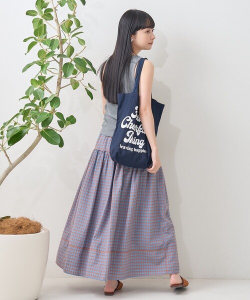 FREAK'S STORE（フリークスストア）の「カラーチェック ボリュームスカート（スカート・レディース・イエロー/ブルー・ﾌﾘ-）」の12枚目の写真