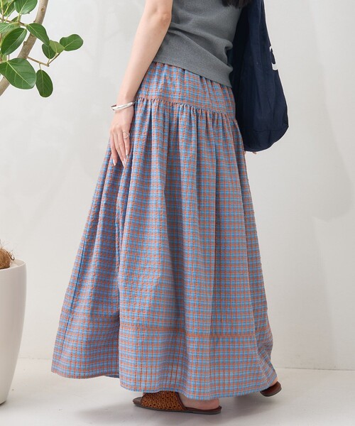 FREAK'S STORE（フリークスストア）の「カラーチェック ボリュームスカート（スカート・レディース・イエロー/ブルー・ﾌﾘ-）」の14枚目の写真