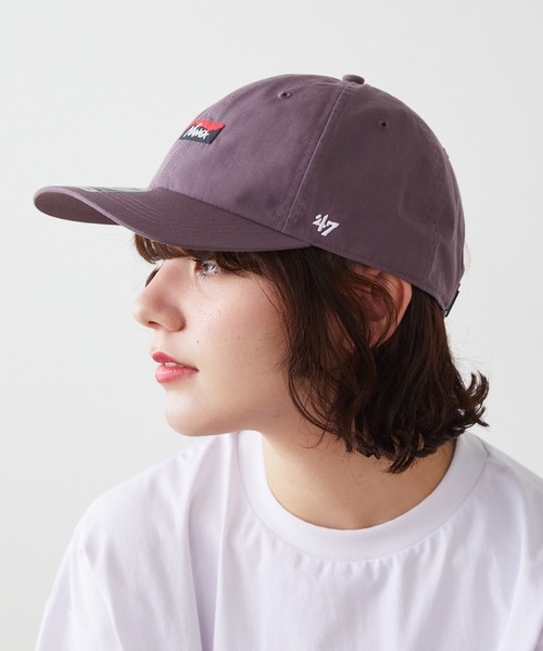NANGA（ナンガ）の「NANGA/ナンガ×47BRAND/フォーティーセブンブランド HINOC CAP ベースボールキャップ 2026年 夏 夏服（キャップ・メンズ・チャコール/ベージュ/ネイビー/パープル/ブラウン/オレンジ/ライトブルー・FREE）」の6枚目の写真