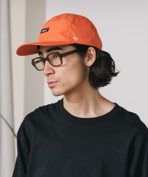 NANGA（ナンガ）の「NANGA/ナンガ×47BRAND/フォーティーセブンブランド HINOC CAP ベースボールキャップ 2026年 夏 夏服（キャップ・メンズ・チャコール/ベージュ/ネイビー/パープル/ブラウン/オレンジ/ライトブルー・FREE）」の7枚目の写真