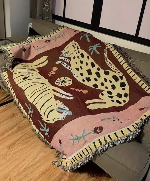 VIBGYOR（ヴィブジョー）の「【 somni / ソニ 】 アニマル柄ブランケット（ブランケット・レディース・B/A/C/D・FREE）」の2枚目の写真