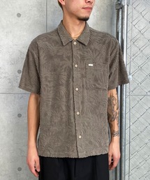 RVCA（ルーカ）の「RVCA/ルーカ 半袖シャツ/オープンカラー パイル 総柄 BE04A-202（シャツ/ブラウス・メンズ）」