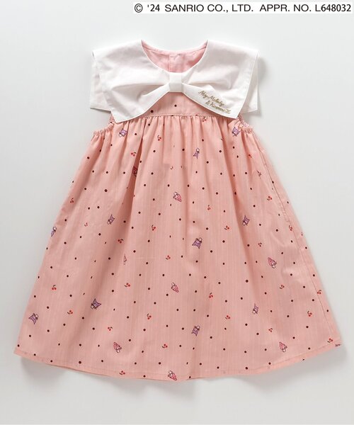 Sanrio characters マイメロディ　セーラーワンピース Sanrio characters マイメロディ シナモロール】セーラー