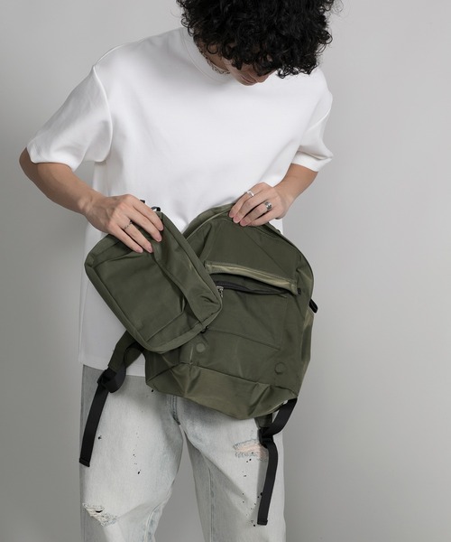 aimoha（アイモハ）の「【aimoha neo】VOYAGER URBAN BACKPACK SET（バックパック/リュック・メンズ・ベージュ/グリーン/ブラック・FREE）」の16枚目の写真