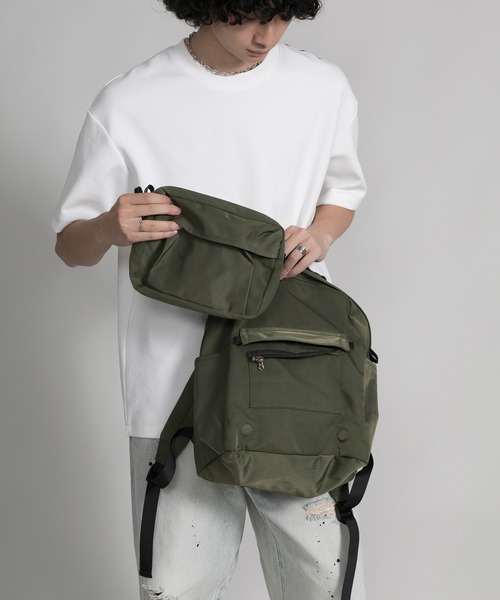 aimoha（アイモハ）の「【aimoha neo】VOYAGER URBAN BACKPACK SET（バックパック/リュック・メンズ・ベージュ/グリーン/ブラック・FREE）」の17枚目の写真